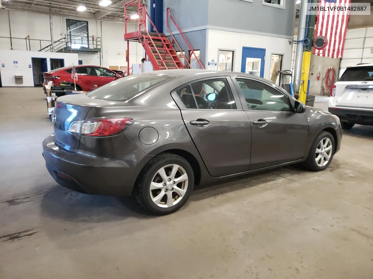 2011 Mazda 3 I VIN: JM1BL1VF0B1482887 Lot: 74041254