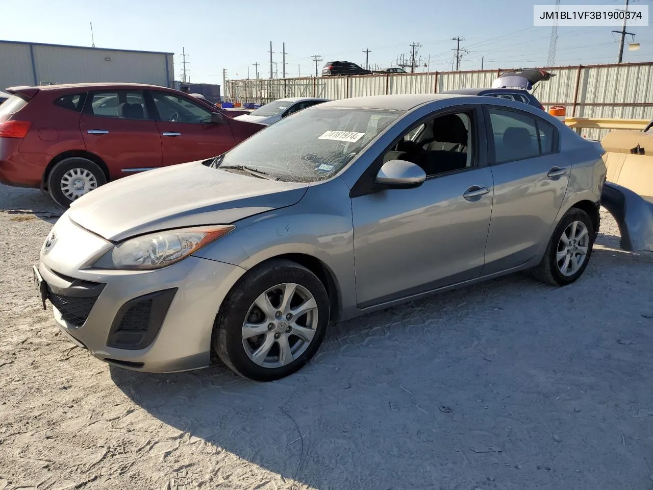 JM1BL1VF3B1900374 2011 Mazda 3 I