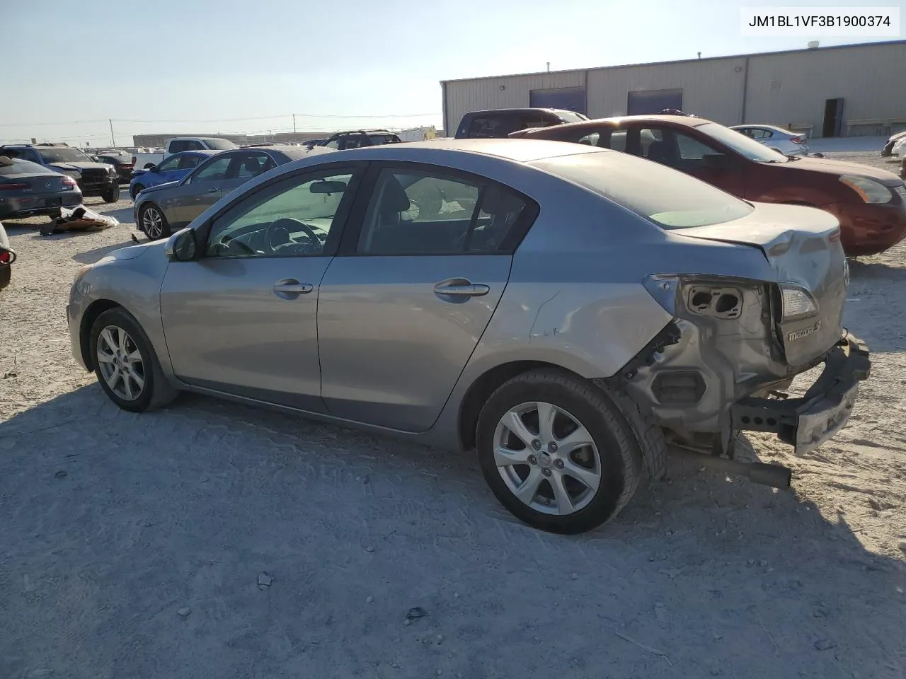 2011 Mazda 3 I VIN: JM1BL1VF3B1900374 Lot: 74181974