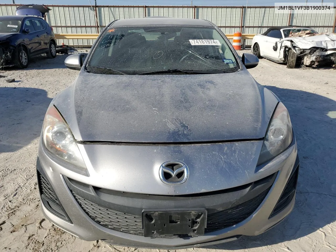 JM1BL1VF3B1900374 2011 Mazda 3 I