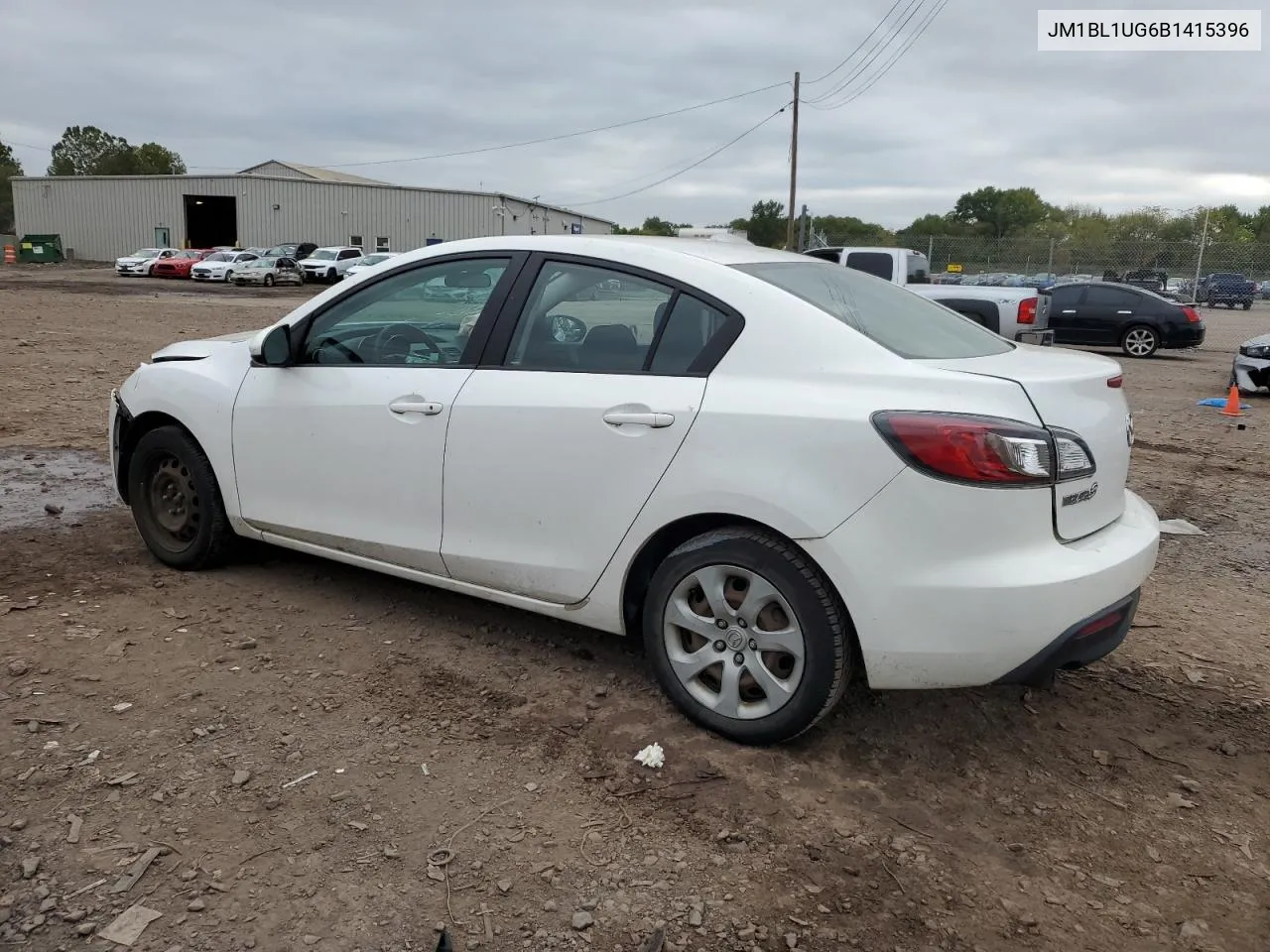 2011 Mazda 3 I VIN: JM1BL1UG6B1415396 Lot: 74428324