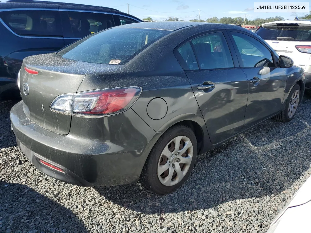 JM1BL1UF3B1422569 2011 Mazda 3 I