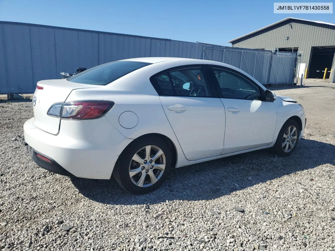 2011 Mazda 3 I VIN: JM1BL1VF7B1430558 Lot: 74784514