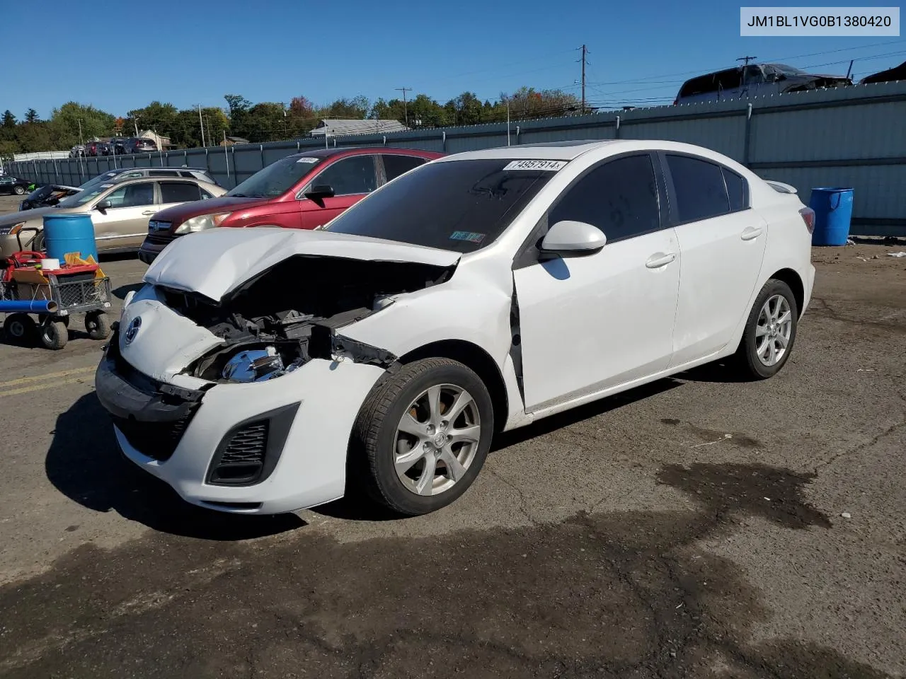 2011 Mazda 3 I VIN: JM1BL1VG0B1380420 Lot: 74957914