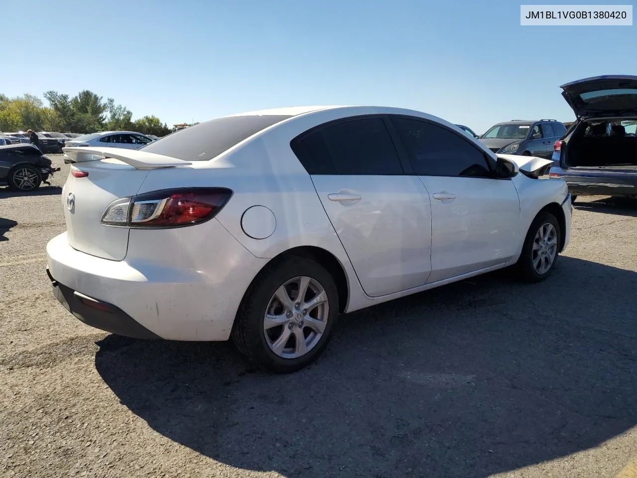 2011 Mazda 3 I VIN: JM1BL1VG0B1380420 Lot: 74957914