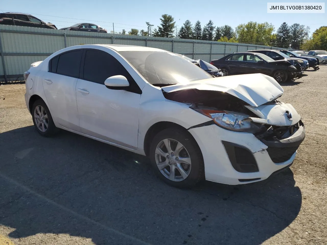 2011 Mazda 3 I VIN: JM1BL1VG0B1380420 Lot: 74957914