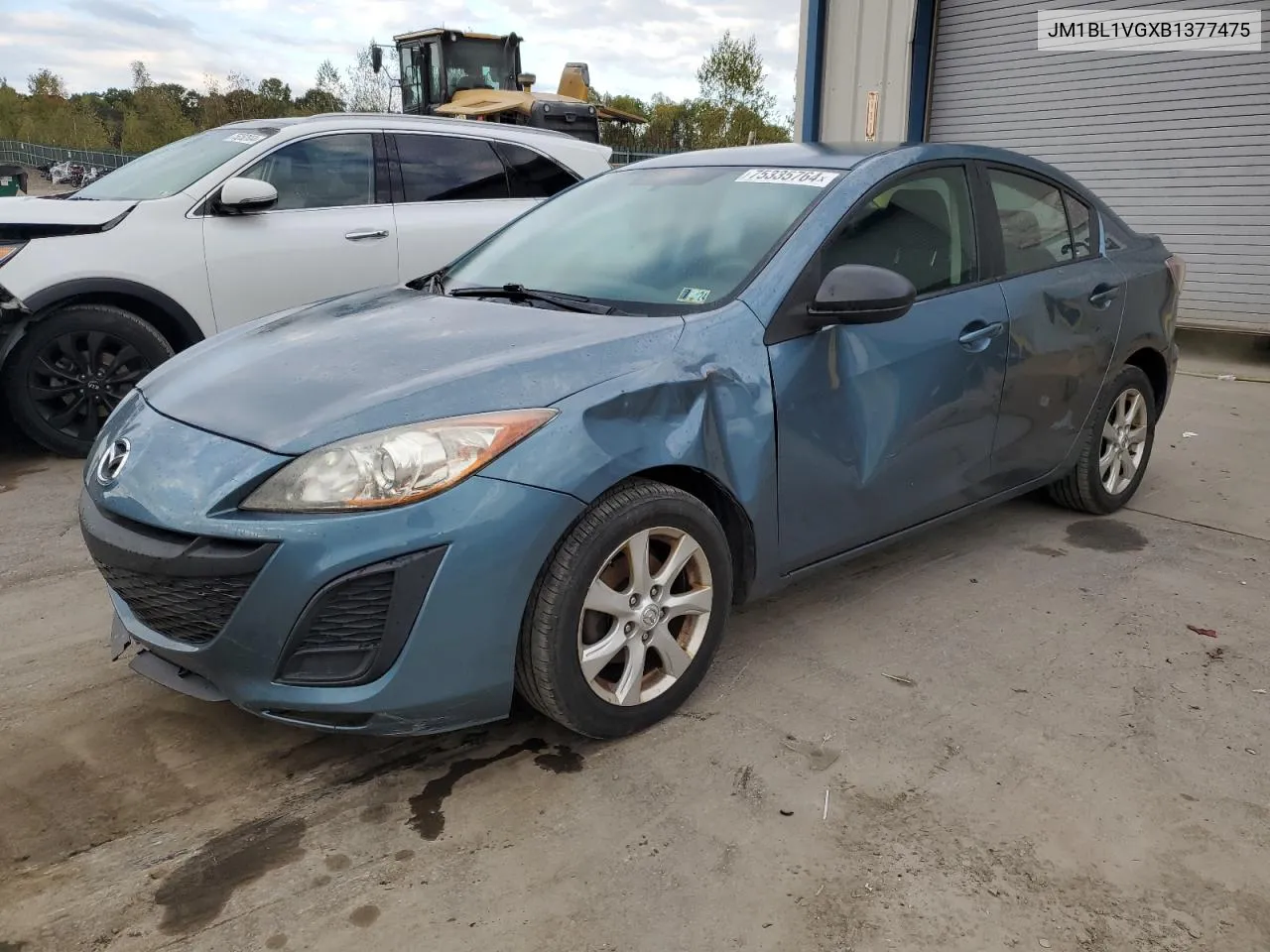 JM1BL1VGXB1377475 2011 Mazda 3 I