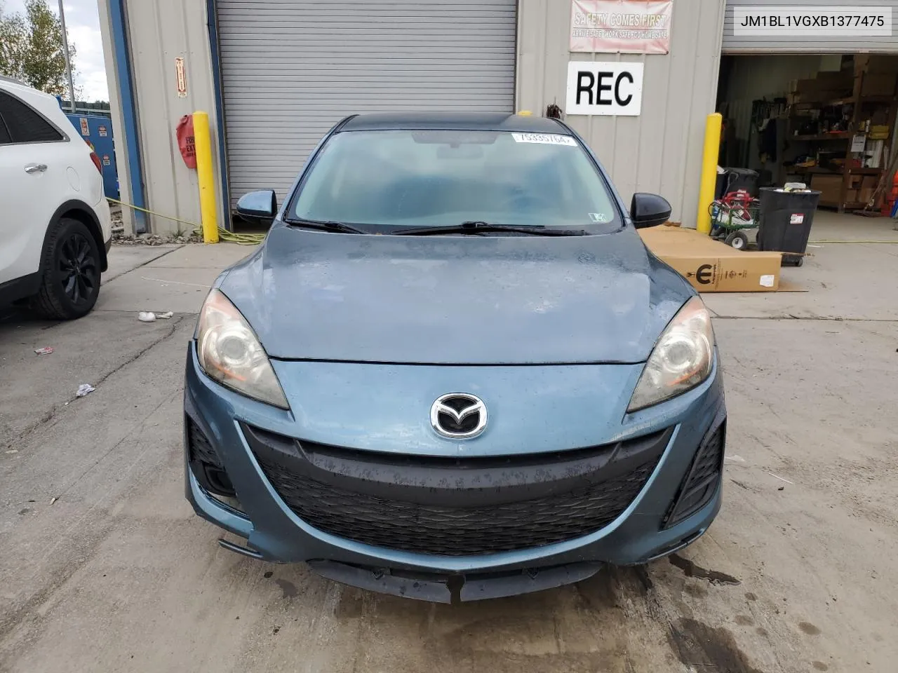 2011 Mazda 3 I VIN: JM1BL1VGXB1377475 Lot: 75335764