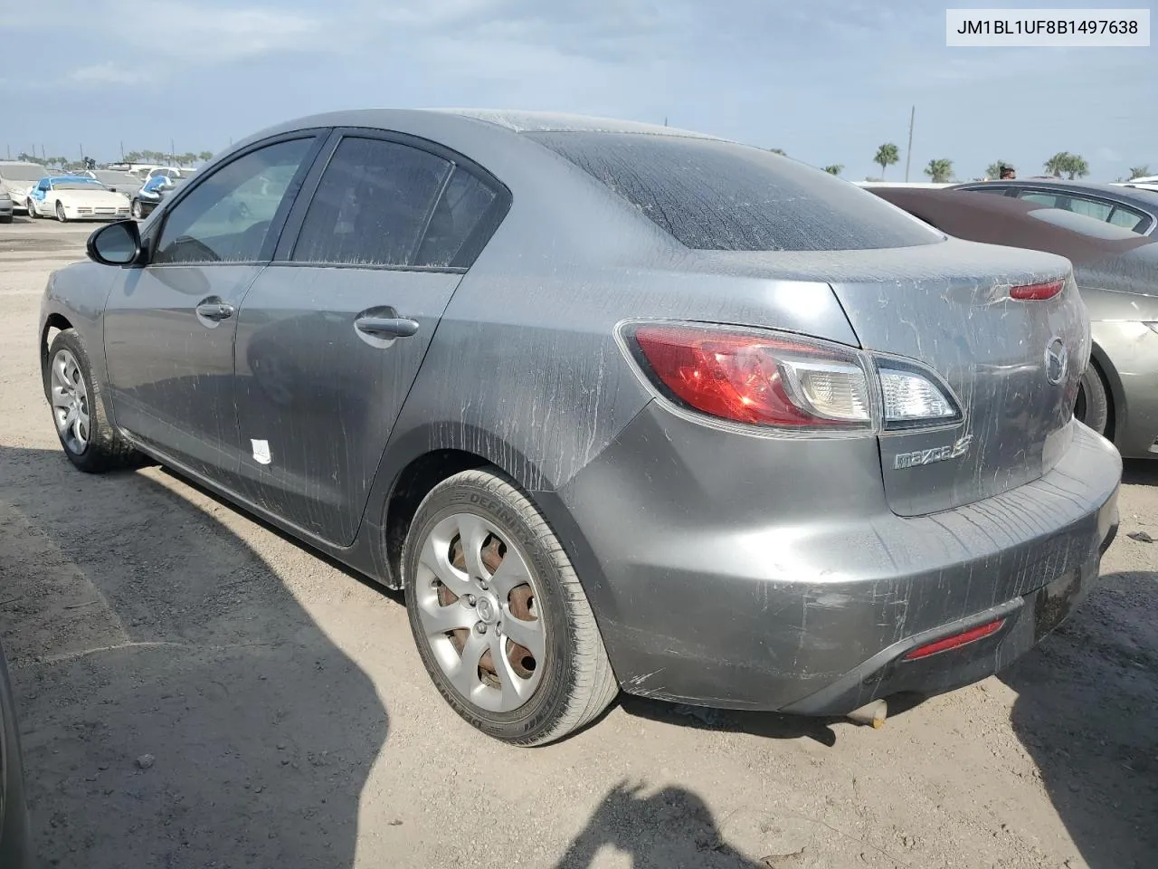 2011 Mazda 3 I VIN: JM1BL1UF8B1497638 Lot: 75383264