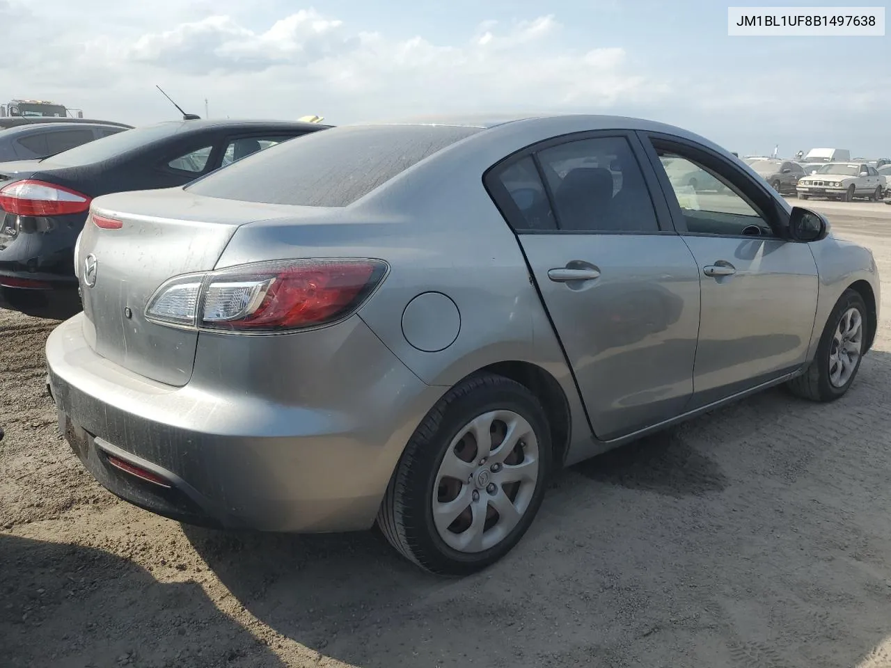 2011 Mazda 3 I VIN: JM1BL1UF8B1497638 Lot: 75383264