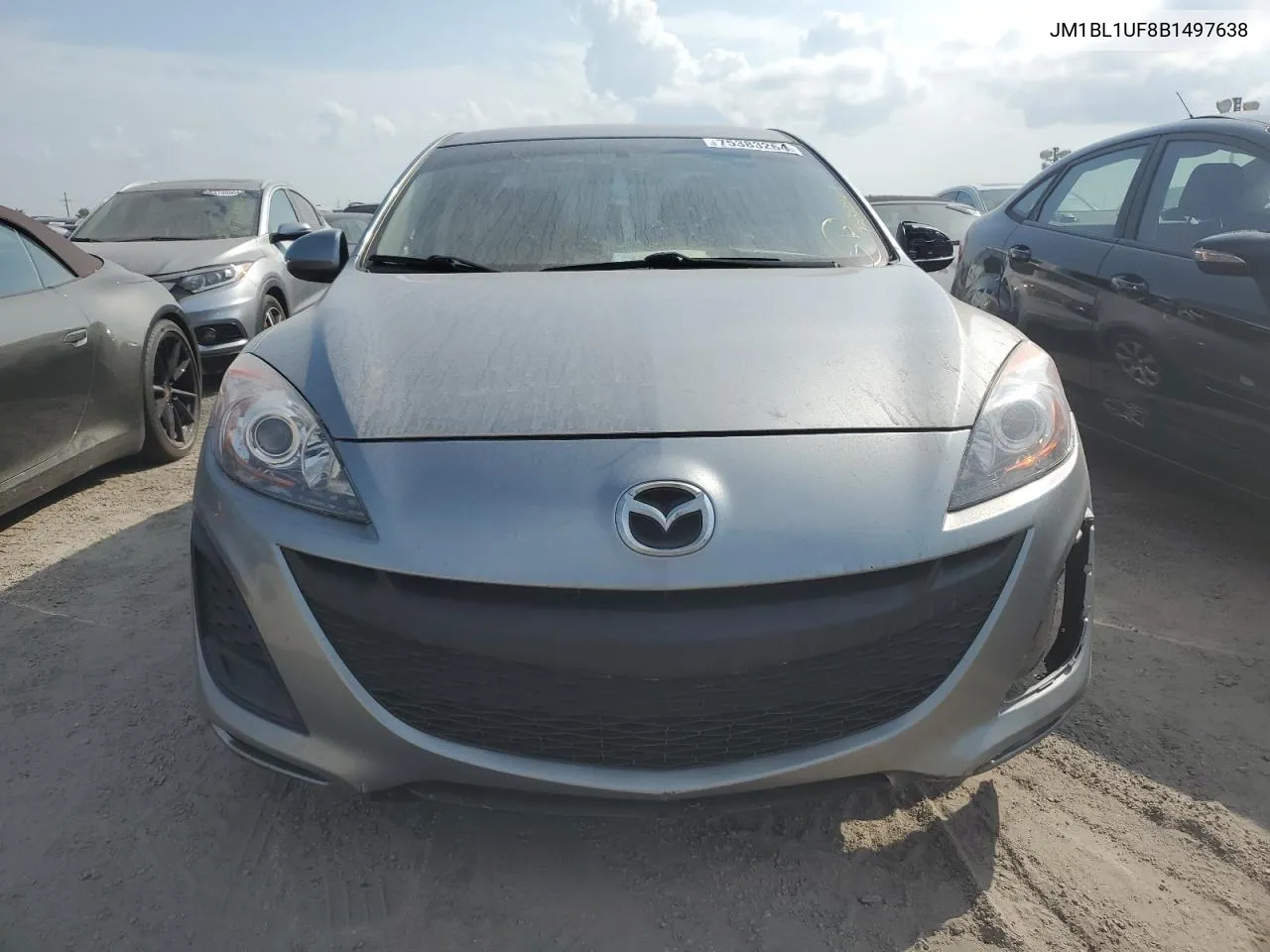 2011 Mazda 3 I VIN: JM1BL1UF8B1497638 Lot: 75383264