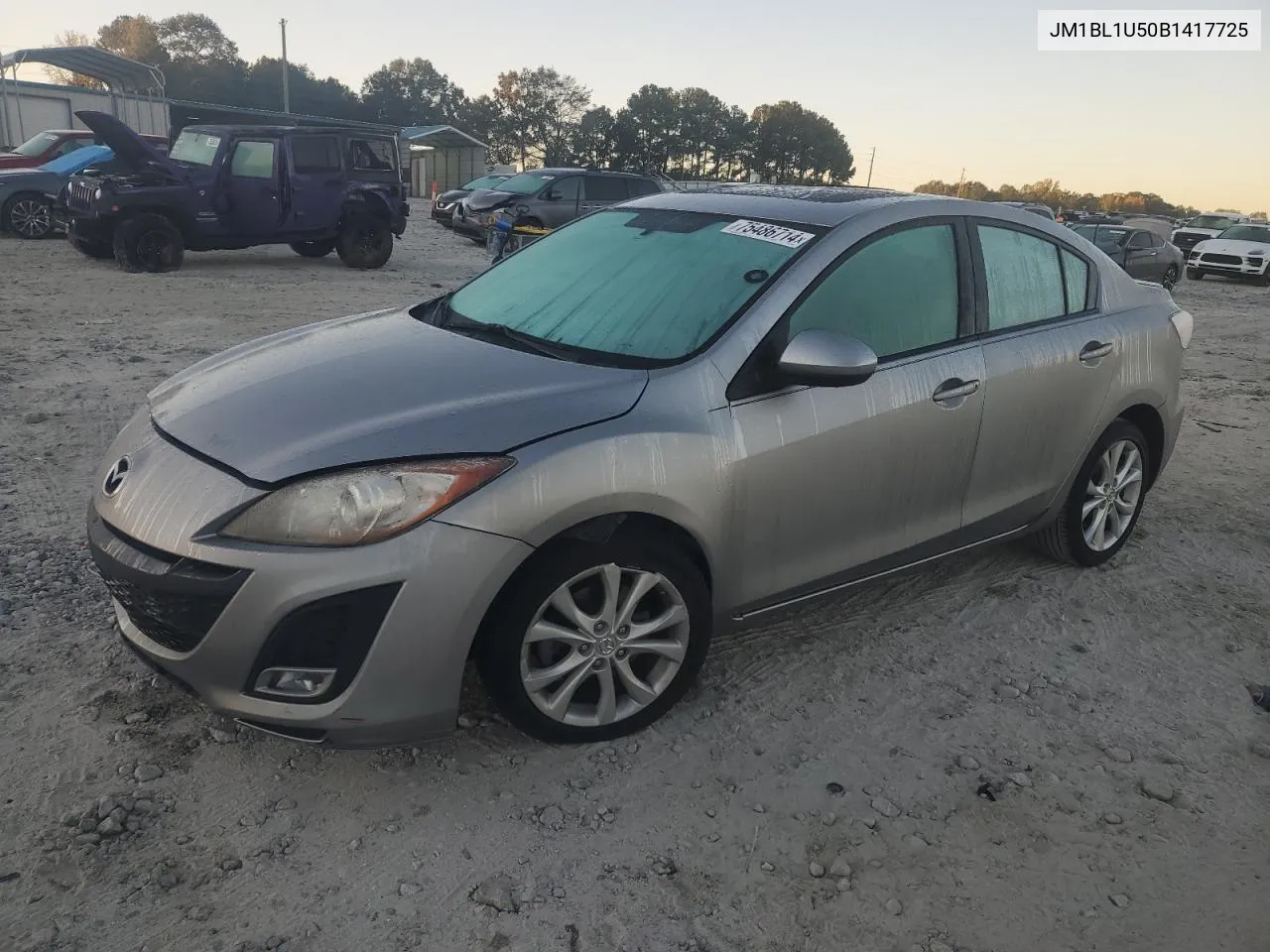 2011 Mazda 3 S VIN: JM1BL1U50B1417725 Lot: 75486714