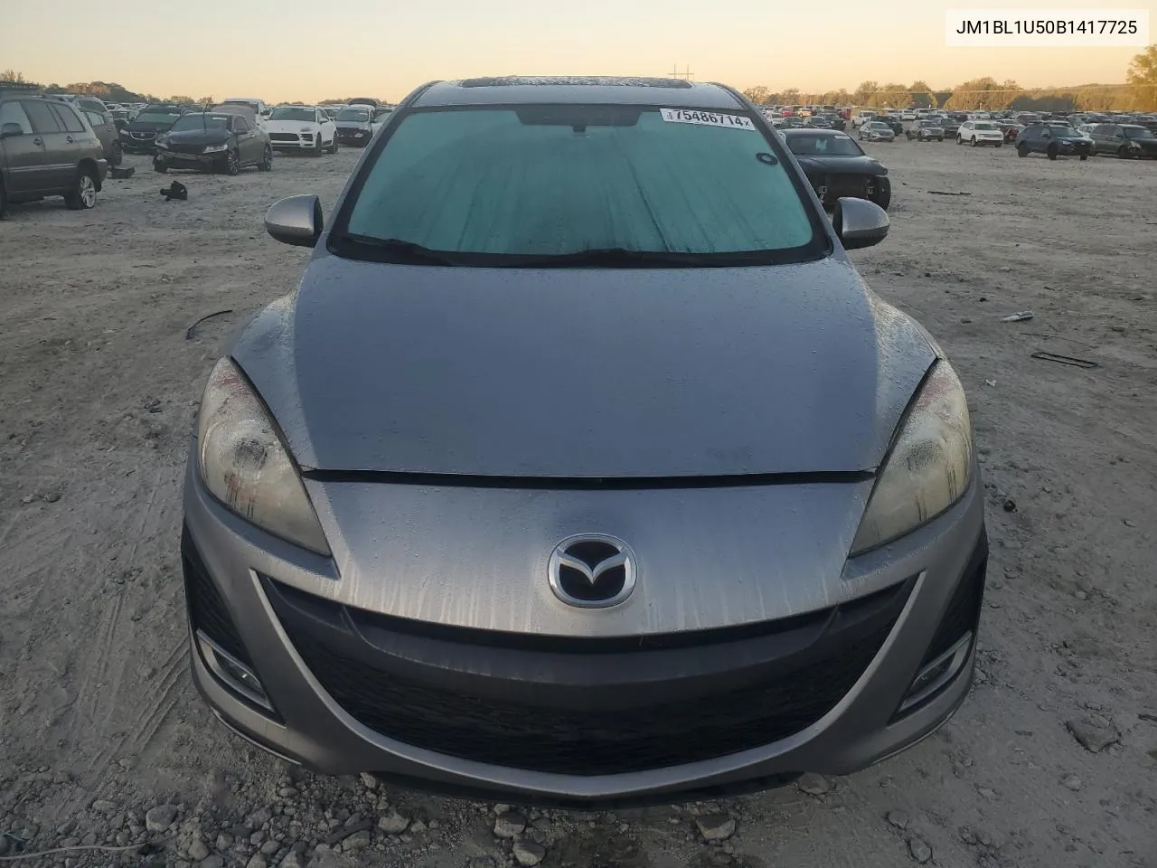 2011 Mazda 3 S VIN: JM1BL1U50B1417725 Lot: 75486714