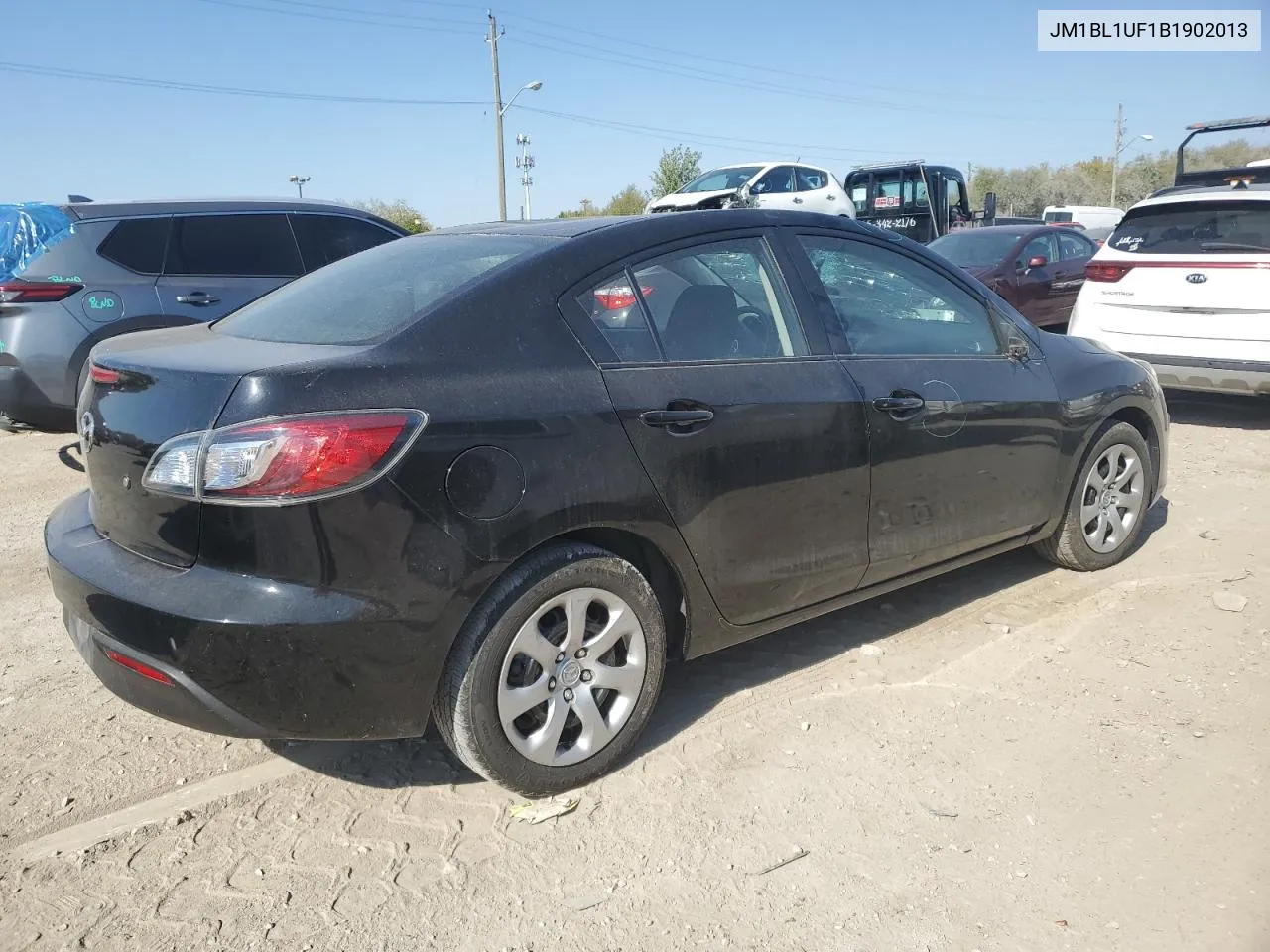 2011 Mazda 3 I VIN: JM1BL1UF1B1902013 Lot: 75662284