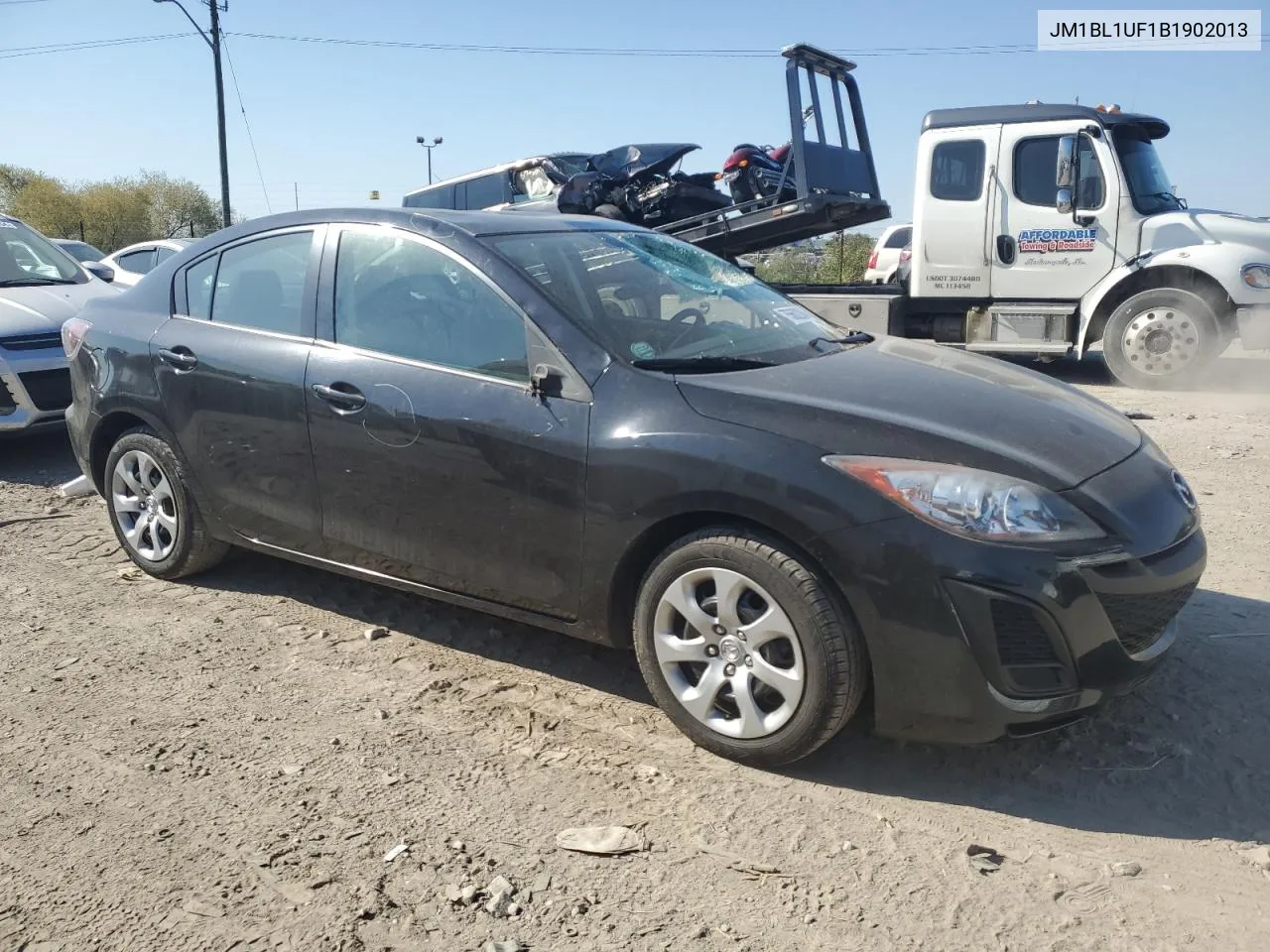 2011 Mazda 3 I VIN: JM1BL1UF1B1902013 Lot: 75662284