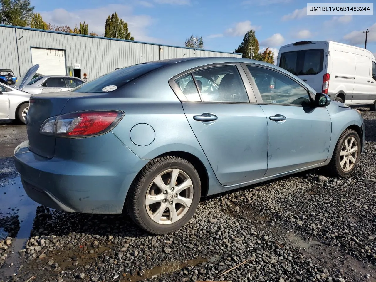 2011 Mazda 3 I VIN: JM1BL1VG6B1483244 Lot: 76333304