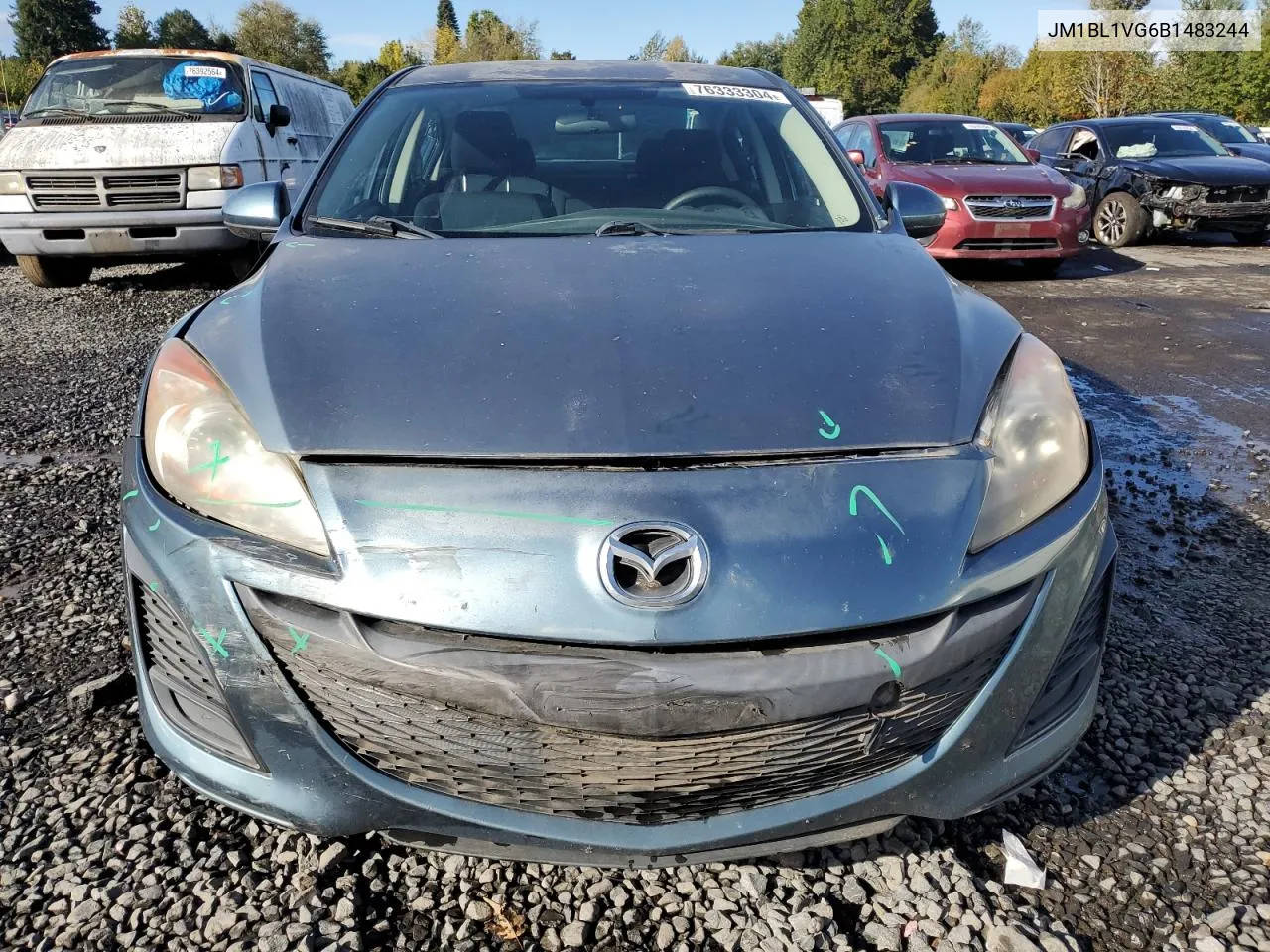 JM1BL1VG6B1483244 2011 Mazda 3 I