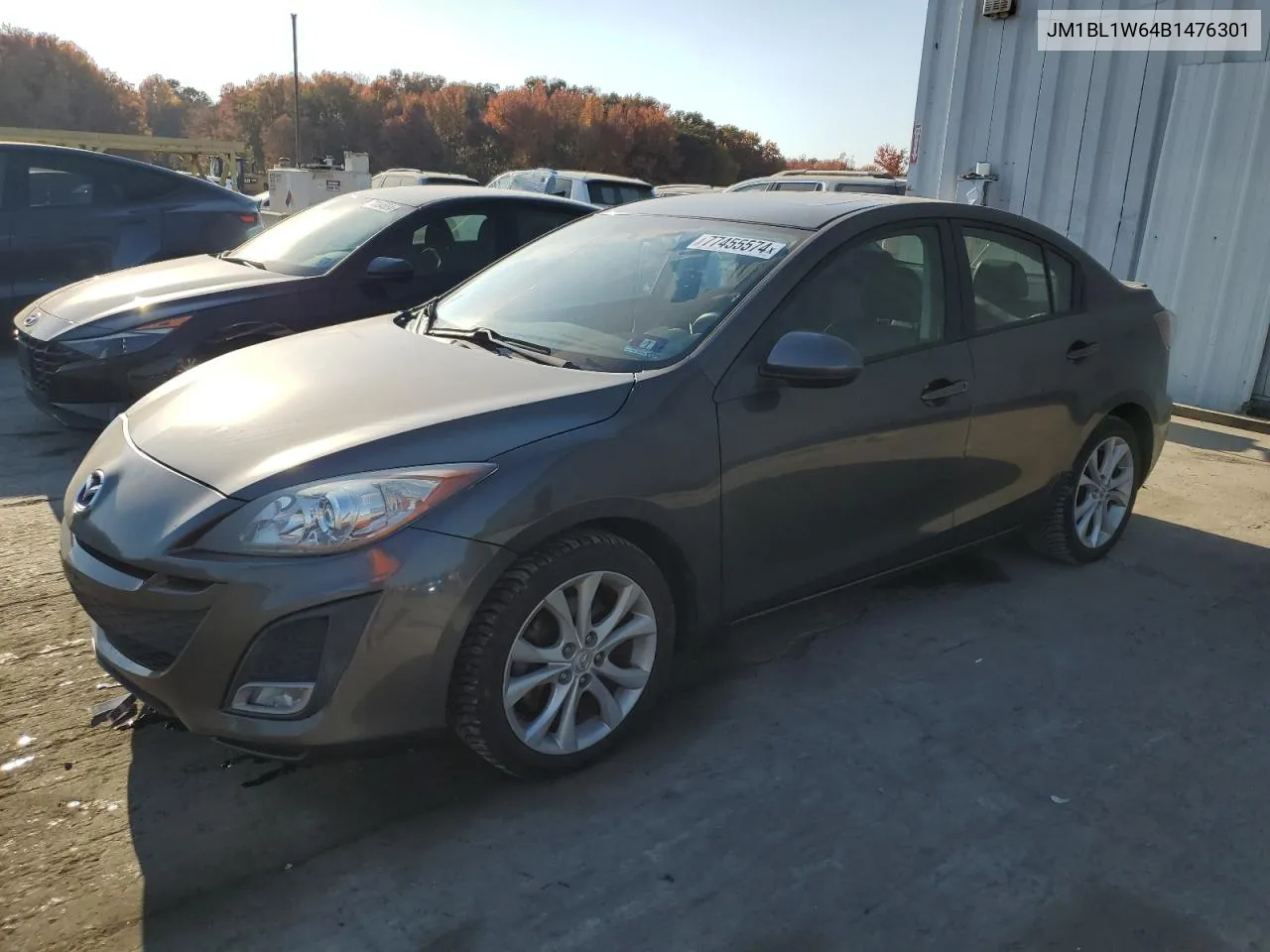 2011 Mazda 3 S VIN: JM1BL1W64B1476301 Lot: 77455574