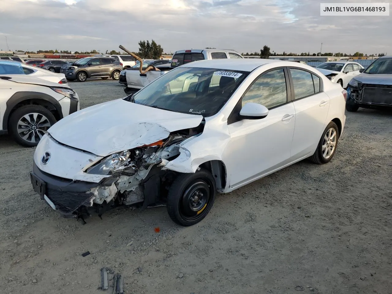 2011 Mazda 3 I VIN: JM1BL1VG6B1468193 Lot: 78333814