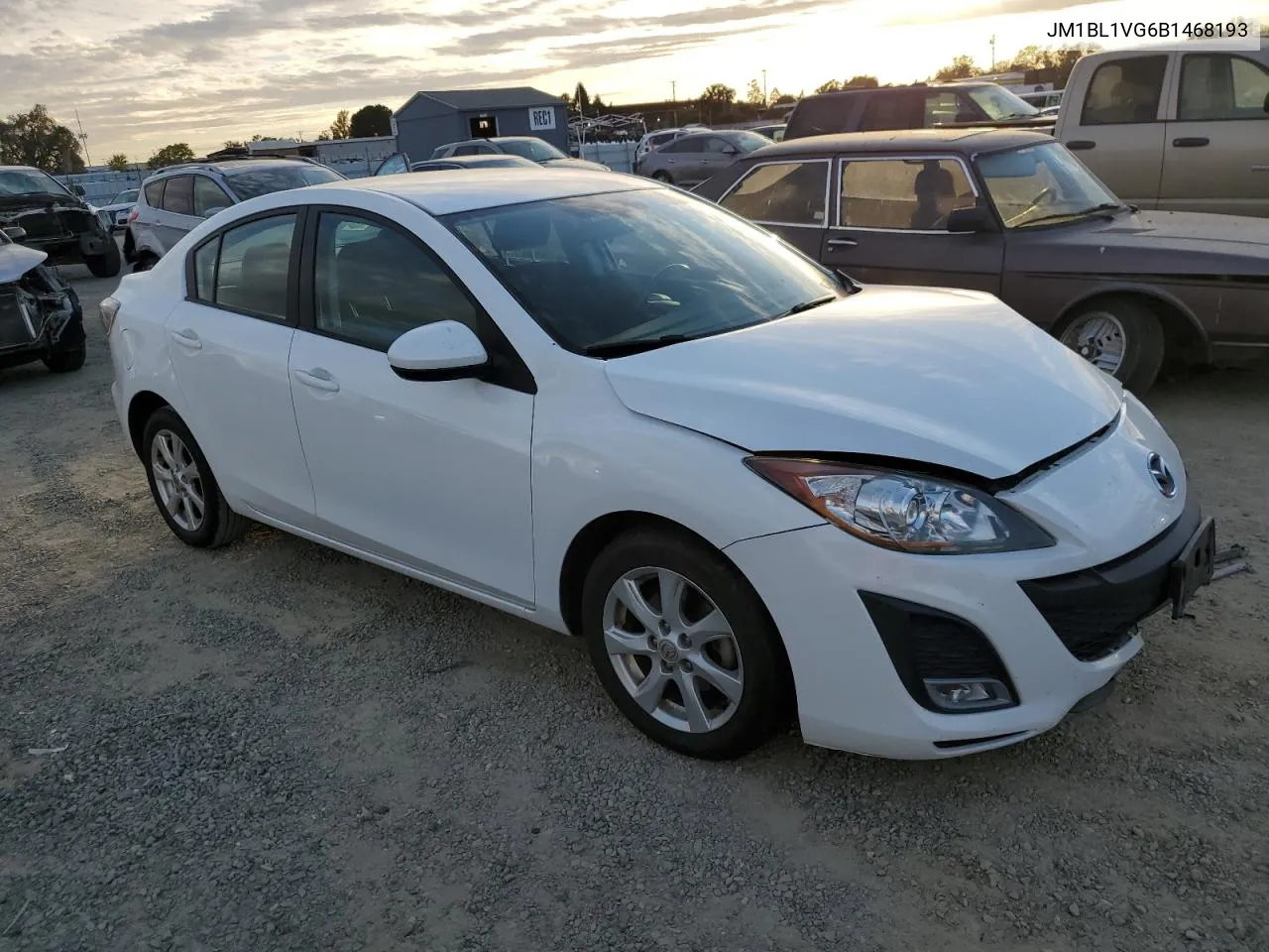 2011 Mazda 3 I VIN: JM1BL1VG6B1468193 Lot: 78333814