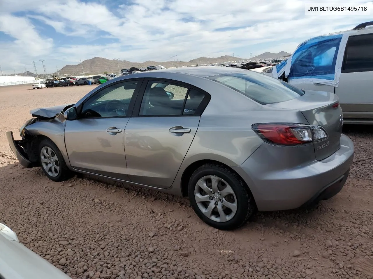 2011 Mazda 3 I VIN: JM1BL1UG6B1495718 Lot: 79028254