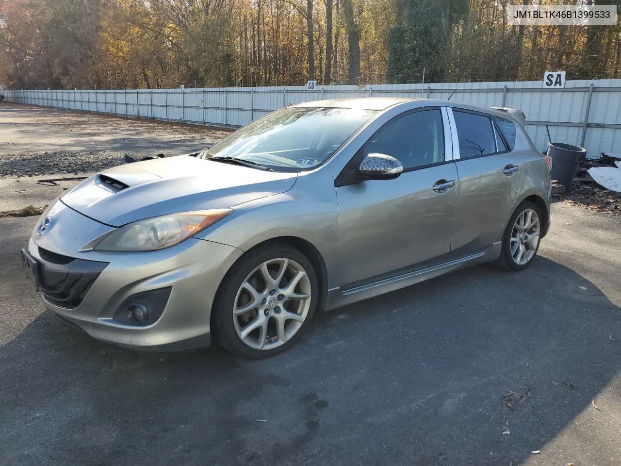 2011 Mazda Speed 3 VIN: JM1BL1K46B1399533 Lot: 79078334