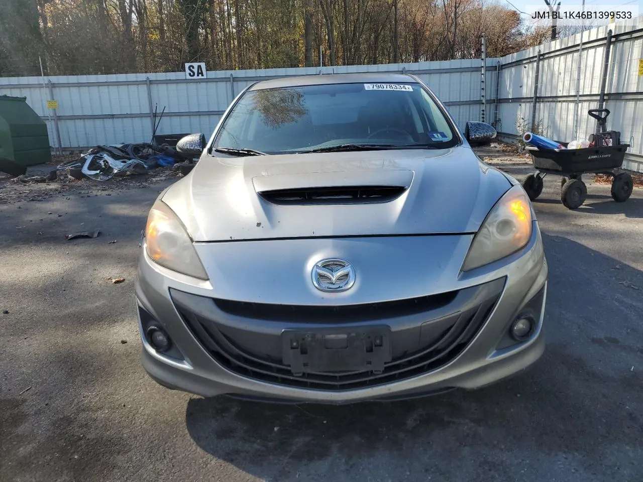 2011 Mazda Speed 3 VIN: JM1BL1K46B1399533 Lot: 79078334