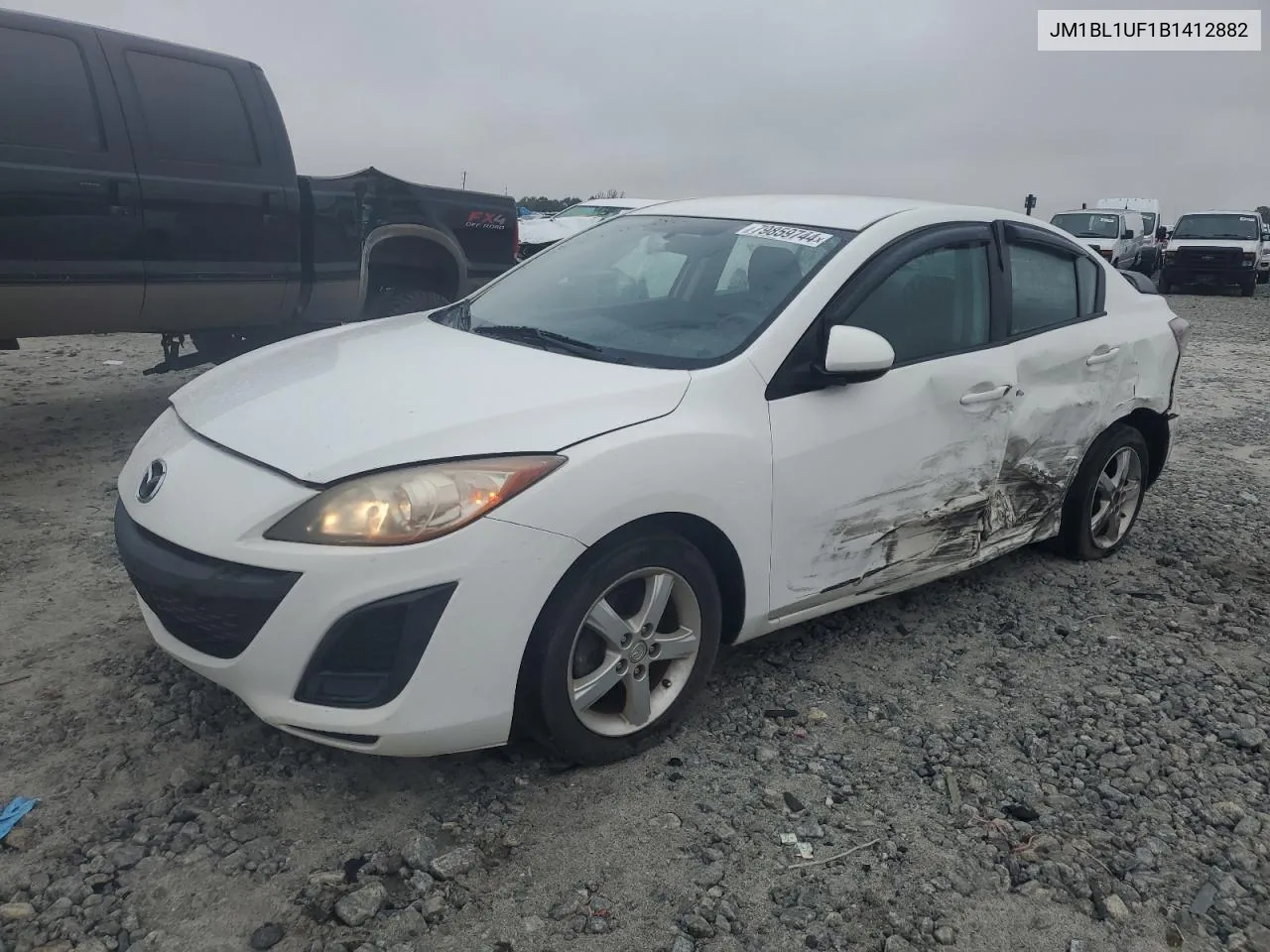 2011 Mazda 3 I VIN: JM1BL1UF1B1412882 Lot: 79859744