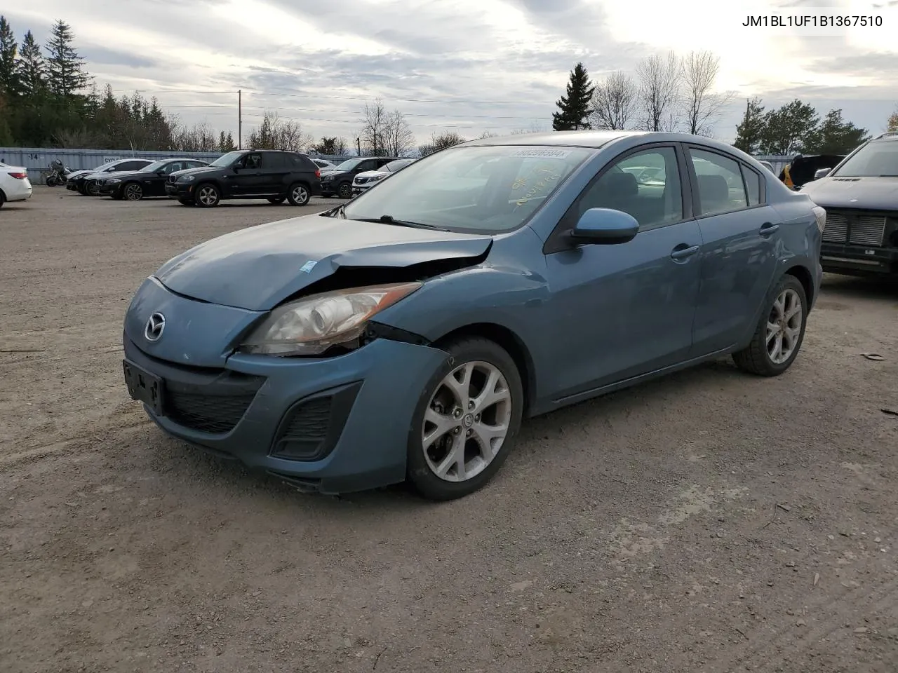 2011 Mazda 3 I VIN: JM1BL1UF1B1367510 Lot: 80296594