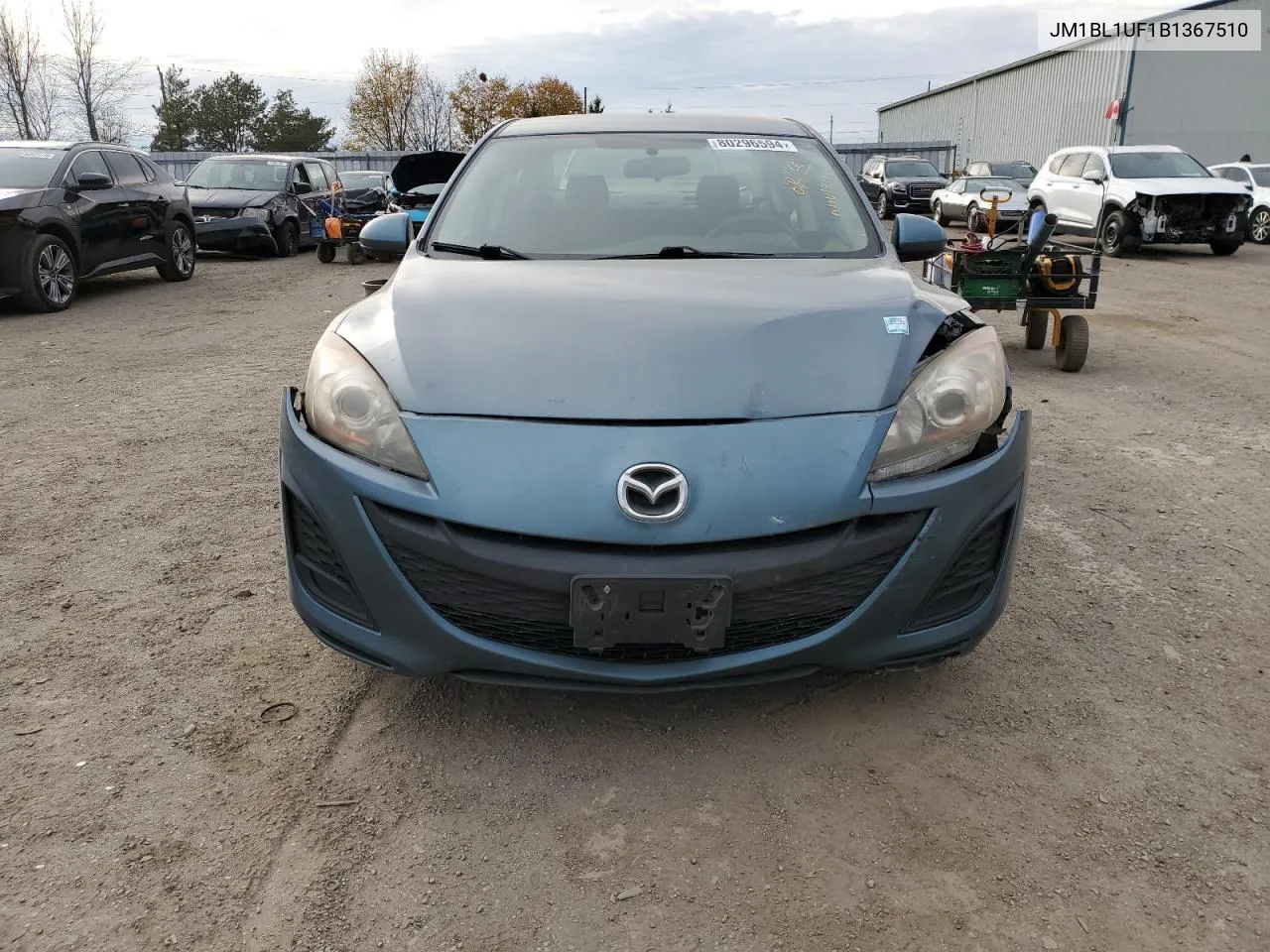 2011 Mazda 3 I VIN: JM1BL1UF1B1367510 Lot: 80296594