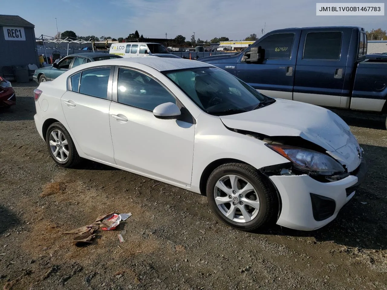 2011 Mazda 3 I VIN: JM1BL1VG0B1467783 Lot: 80583614