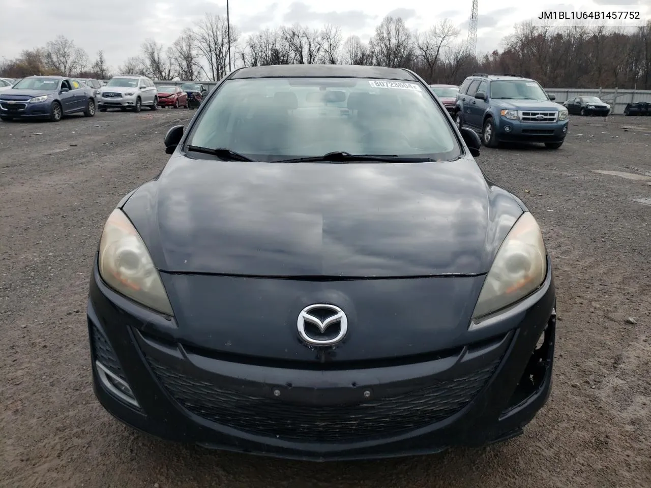 2011 Mazda 3 S VIN: JM1BL1U64B1457752 Lot: 80723604