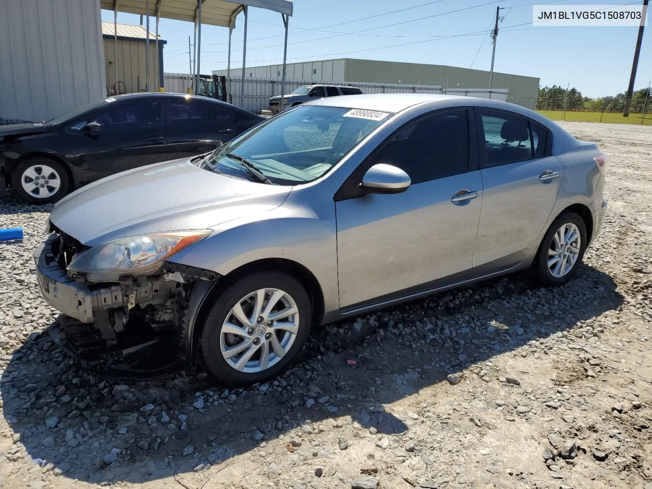 2012 Mazda 3 I VIN: JM1BL1VG5C1508703 Lot: 48990834