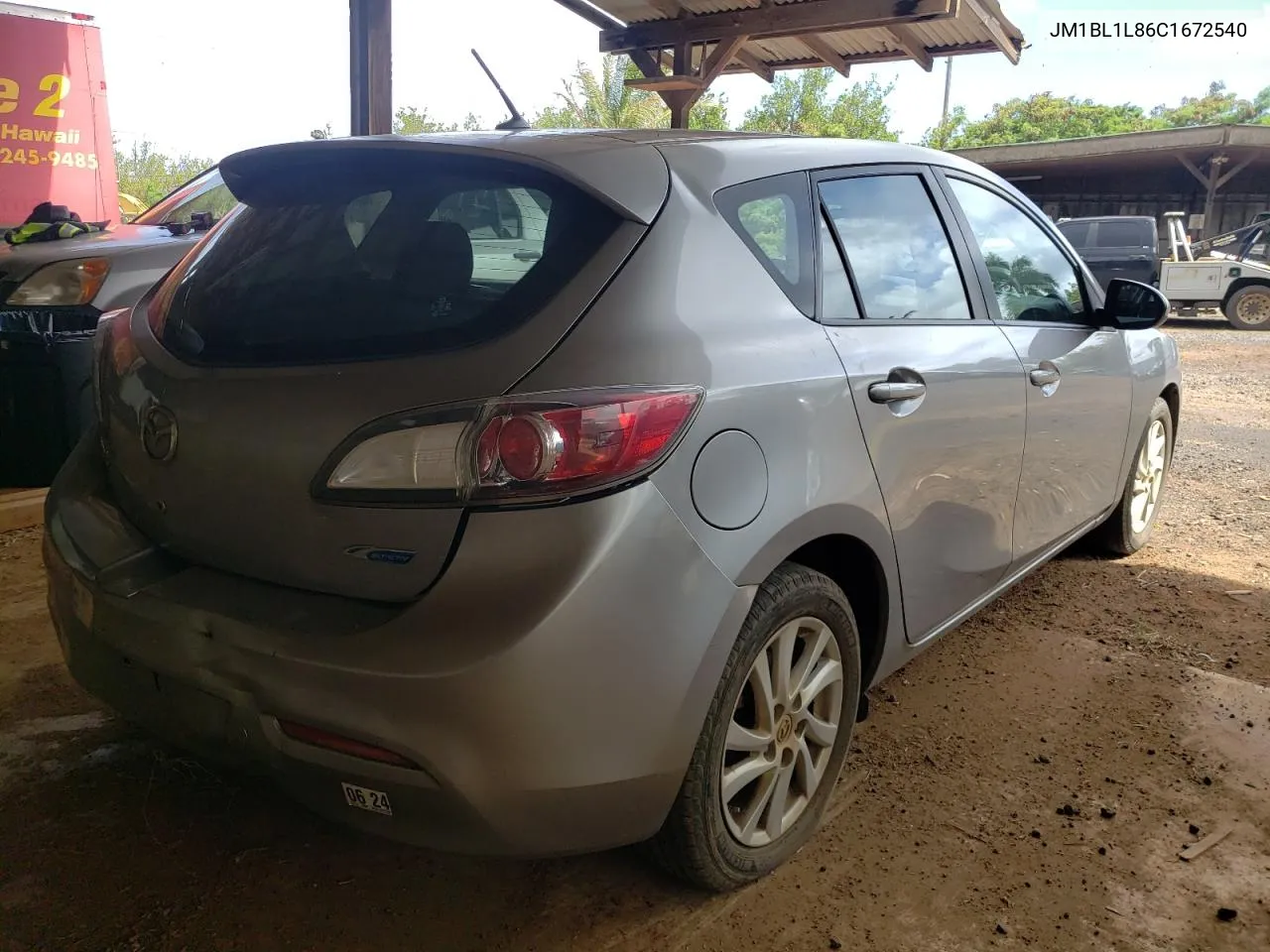 JM1BL1L86C1672540 2012 Mazda 3 I