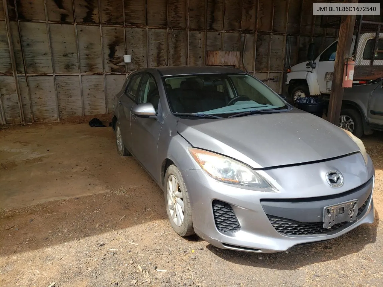 2012 Mazda 3 I VIN: JM1BL1L86C1672540 Lot: 52010464