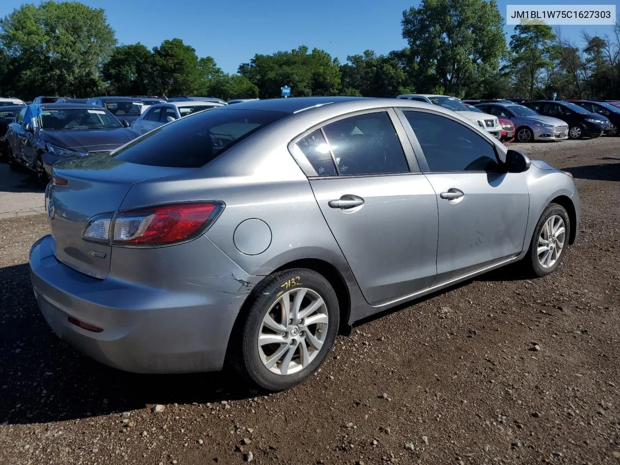 2012 Mazda 3 I VIN: JM1BL1W75C1627303 Lot: 57645614