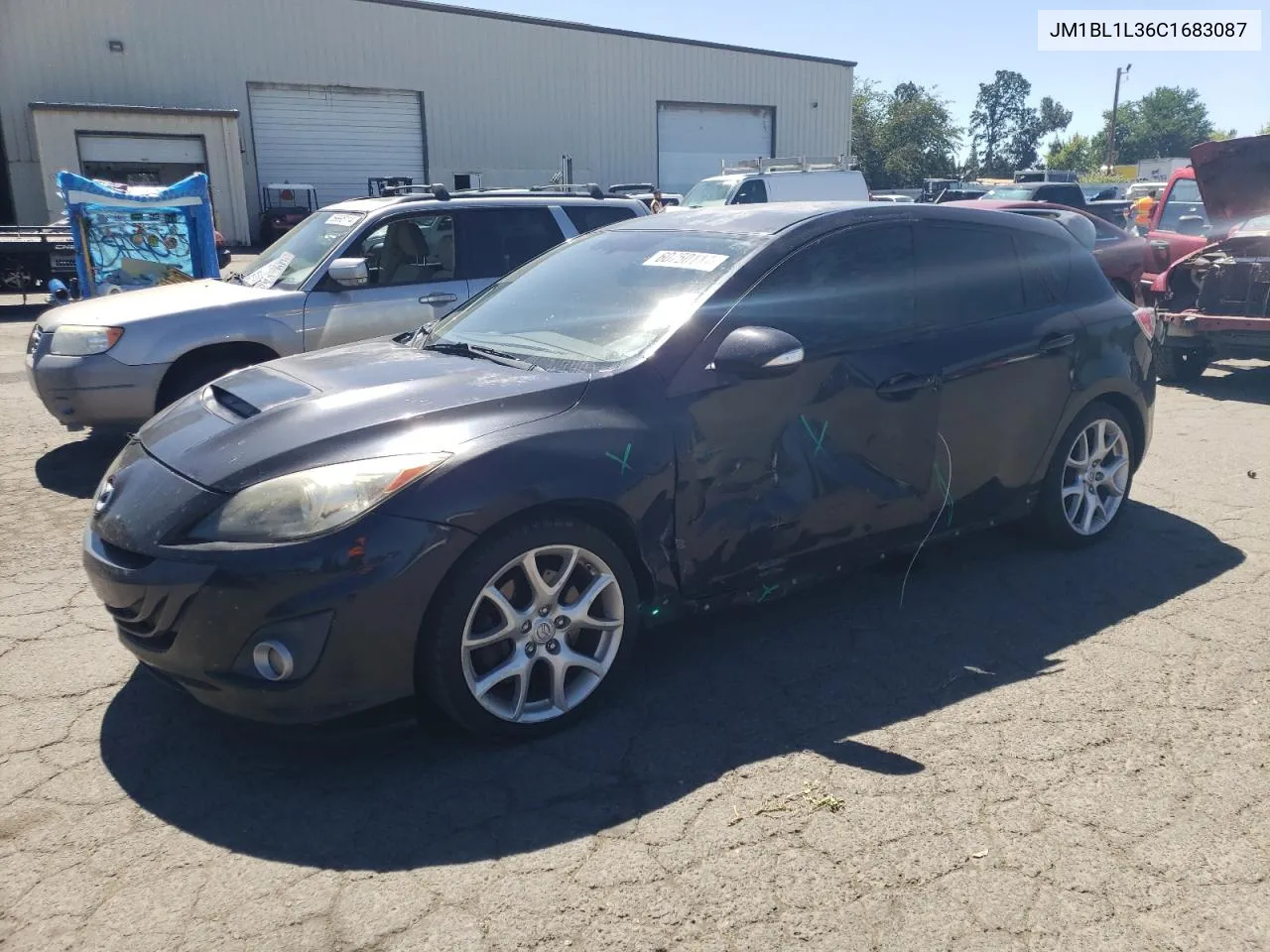 2012 Mazda Speed 3 VIN: JM1BL1L36C1683087 Lot: 60750114