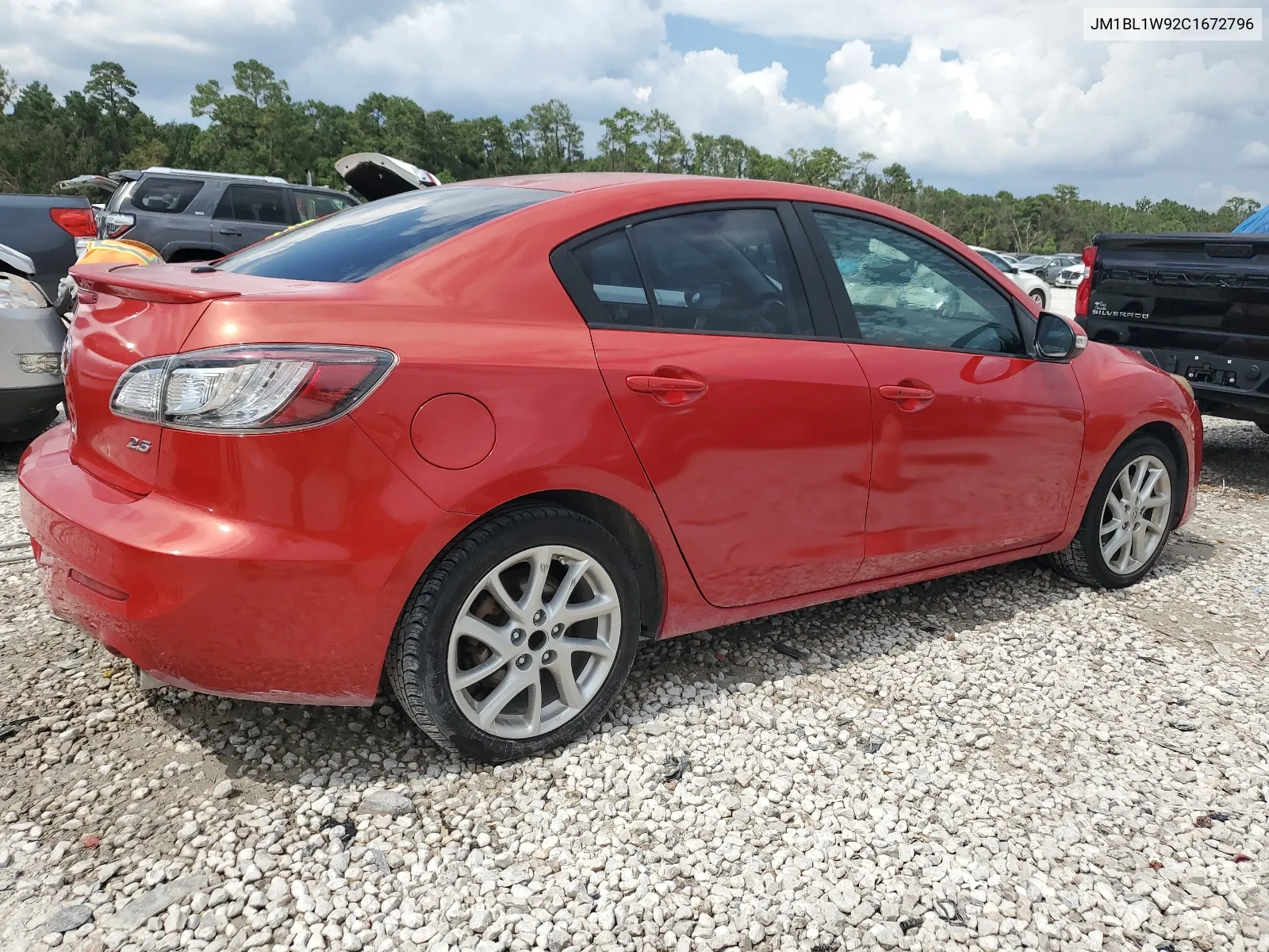 2012 Mazda 3 S VIN: JM1BL1W92C1672796 Lot: 62540604