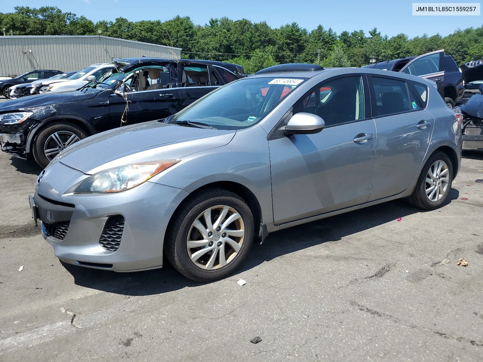 2012 Mazda 3 I VIN: JM1BL1L85C1559257 Lot: 63745854