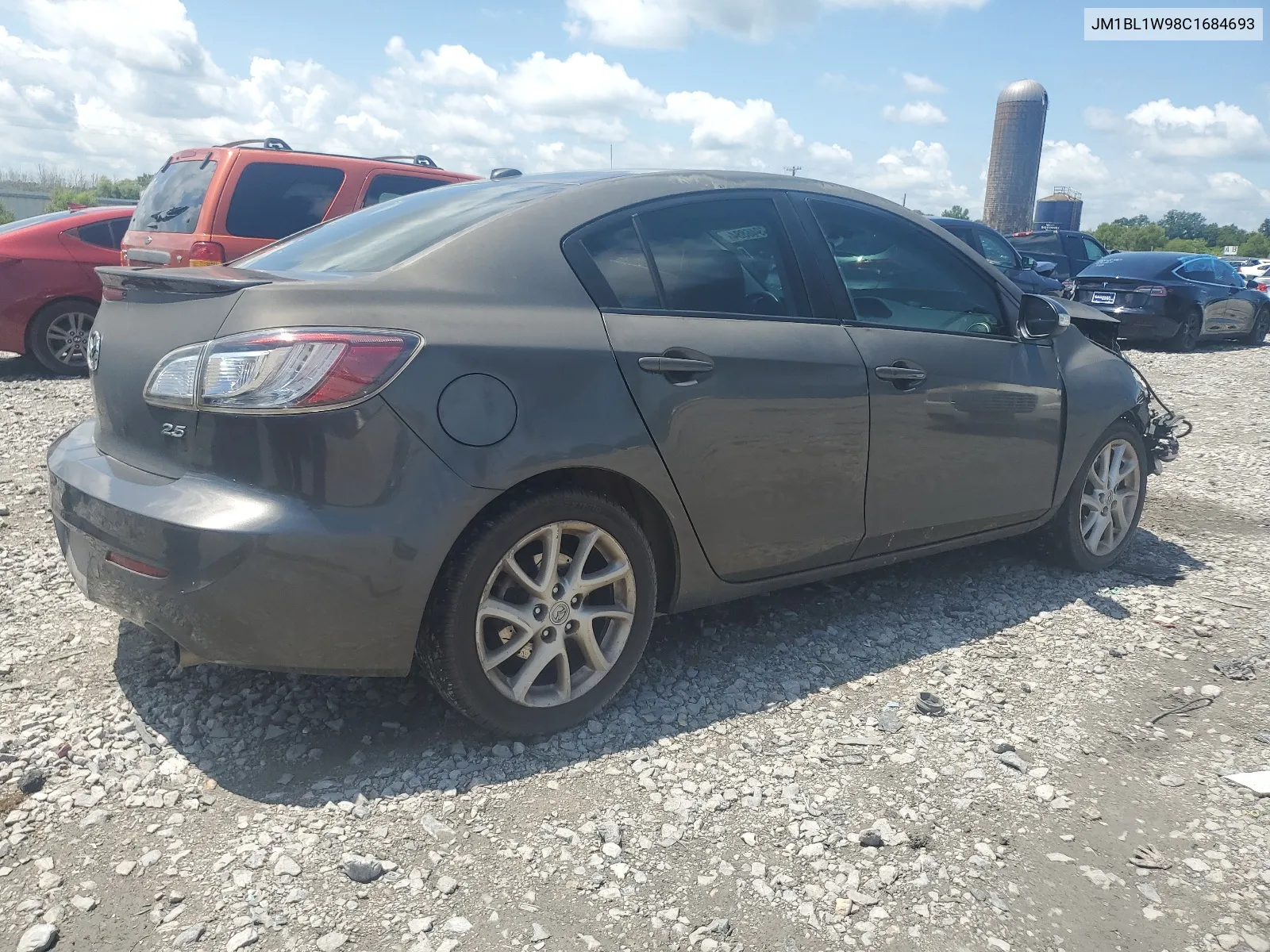 JM1BL1W98C1684693 2012 Mazda 3 S