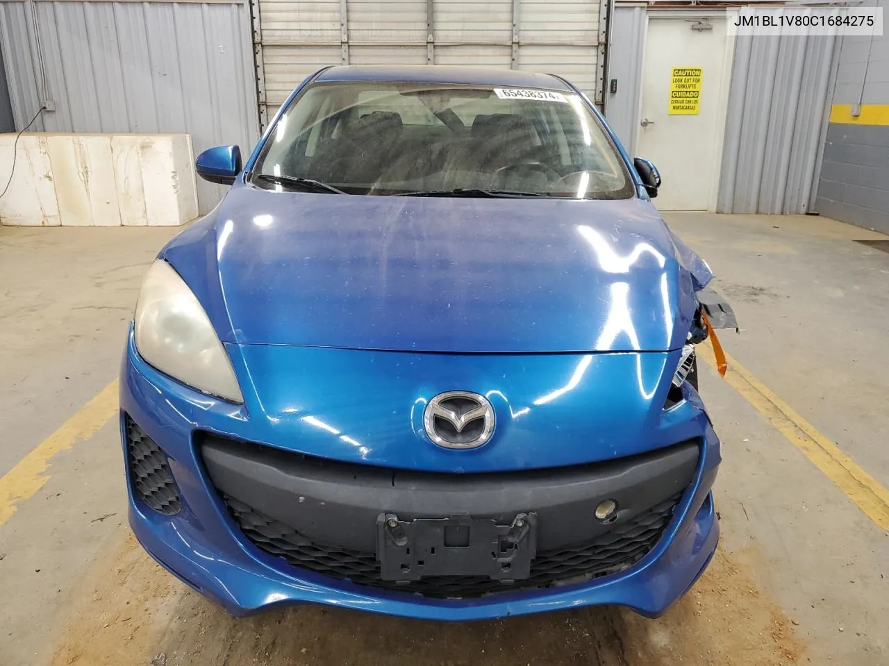 2012 Mazda 3 I VIN: JM1BL1V80C1684275 Lot: 65438374