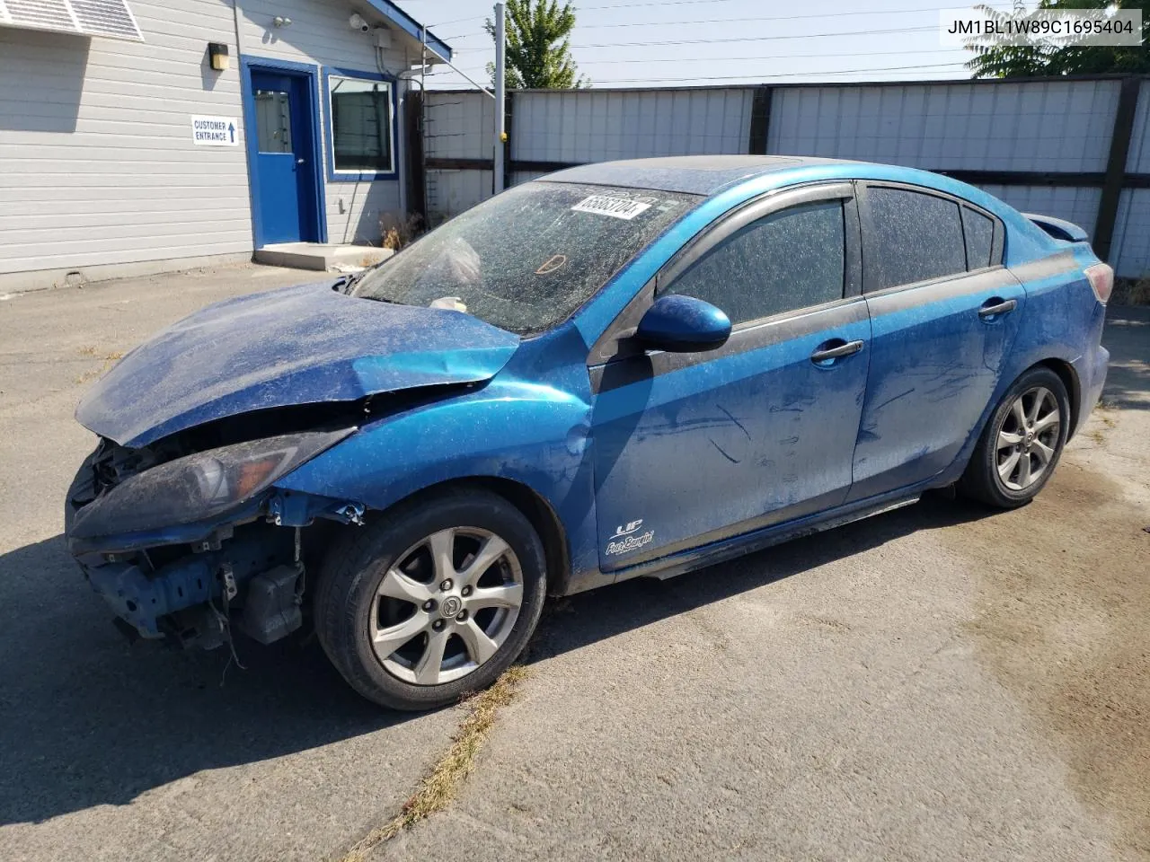 JM1BL1W89C1695404 2012 Mazda 3 I