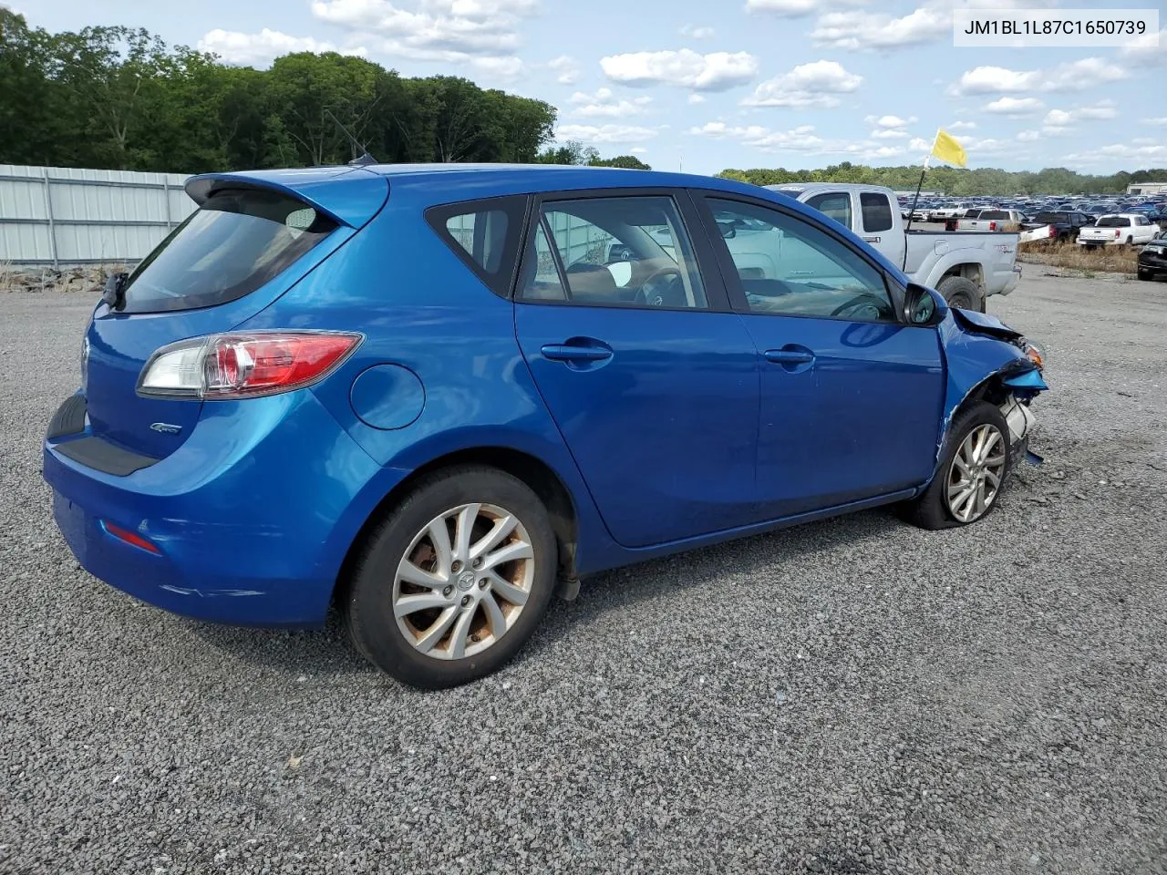 2012 Mazda 3 I VIN: JM1BL1L87C1650739 Lot: 65958404