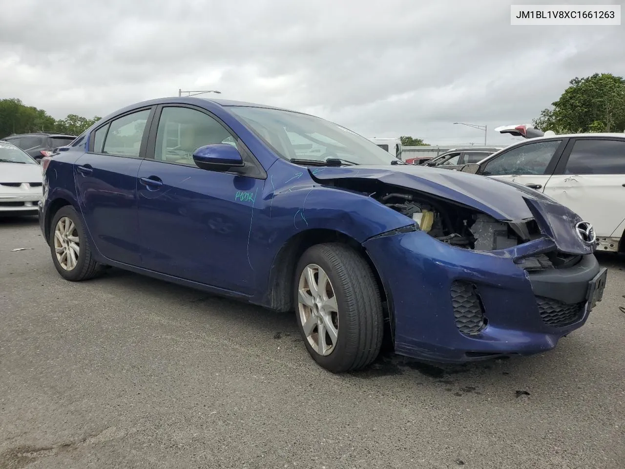 2012 Mazda 3 I VIN: JM1BL1V8XC1661263 Lot: 66036724