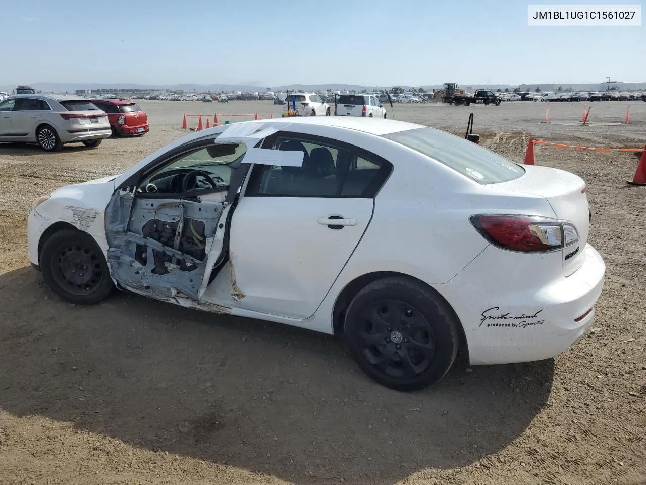 2012 Mazda 3 I VIN: JM1BL1UG1C1561027 Lot: 66213144