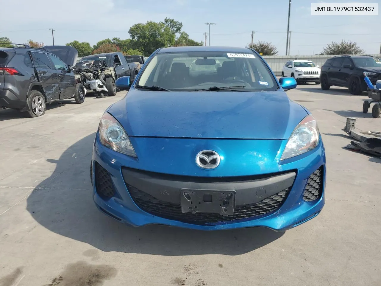 2012 Mazda 3 I VIN: JM1BL1V79C1532437 Lot: 67071474