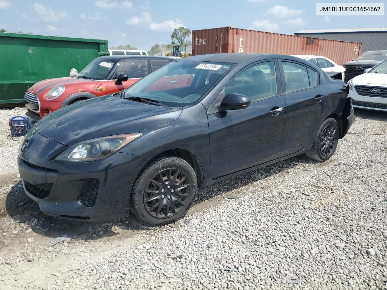 JM1BL1UF0C1654662 2012 Mazda 3 I