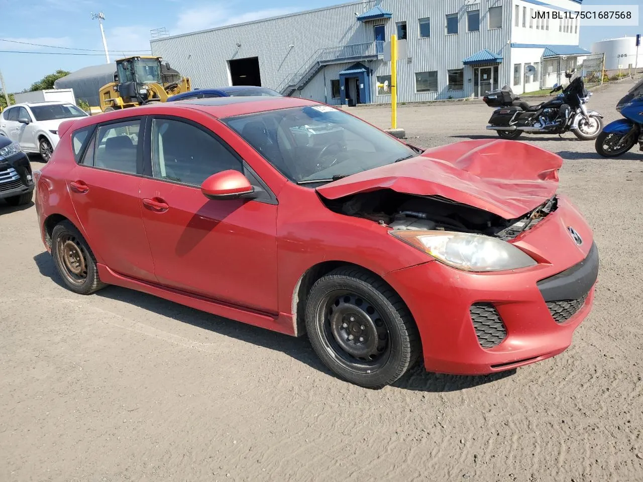 2012 Mazda 3 I VIN: JM1BL1L75C1687568 Lot: 67471024