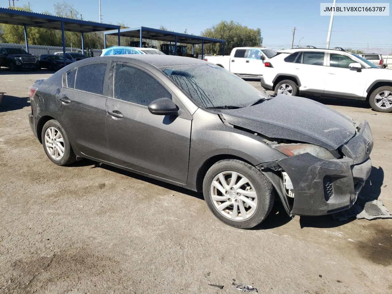 2012 Mazda 3 I VIN: JM1BL1V8XC1663787 Lot: 67500154