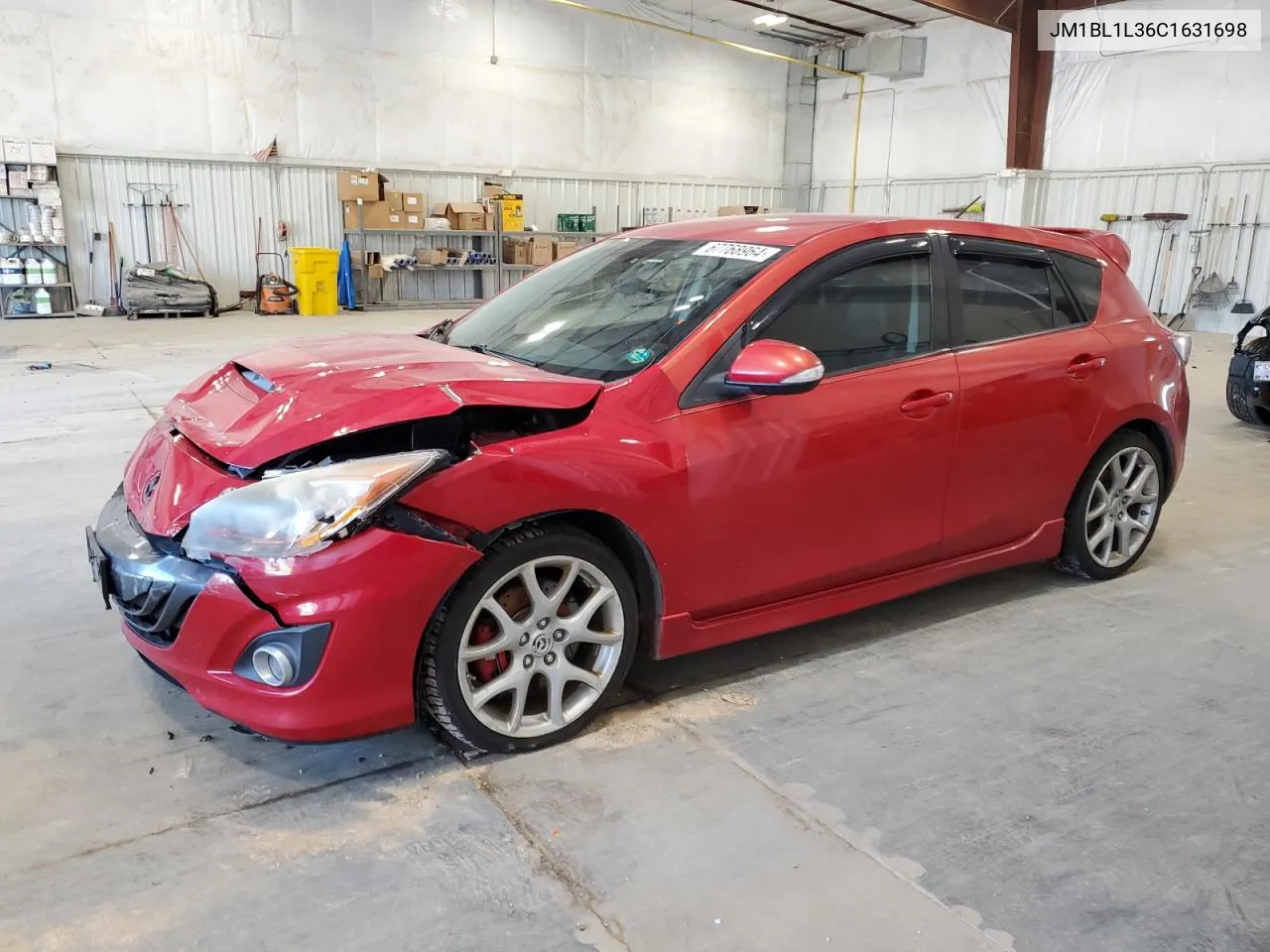 2012 Mazda Speed 3 VIN: JM1BL1L36C1631698 Lot: 67768964